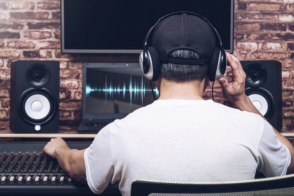 Song mixing studio in Tampa